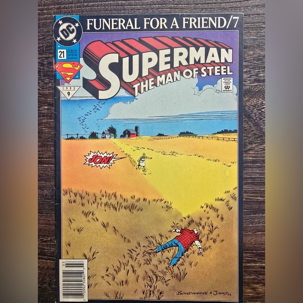 Superman The Man of Steel Comic Book Issue 21